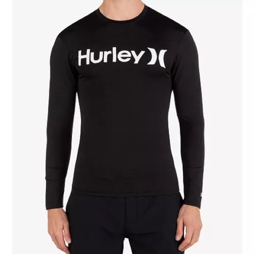NWT The Hurley OAO quick dry rashguard long sleeve M X81
